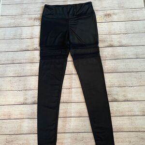 Sheer Panel Leggings